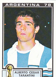 Alberto Cesar Tarantini WC 1978 Argentina samolepka Panini World Cup Story #95